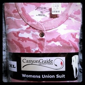 Adult Onsie XL  Pink Camouflage